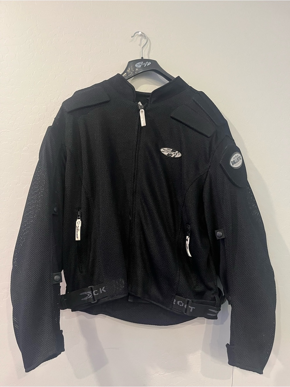 Joe Rocket Men’s Black Motorcycle Mesh Jacket 0355 Phoenix 2.0 XXL